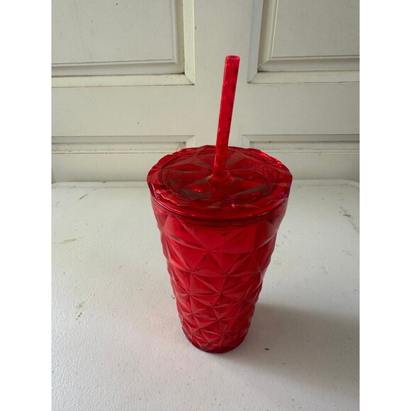 NWT Starbucks Holiday 2023 Grande Poinsettia Red Prism Cold Cup Tumbler 16oz - Picture 3 of 6
